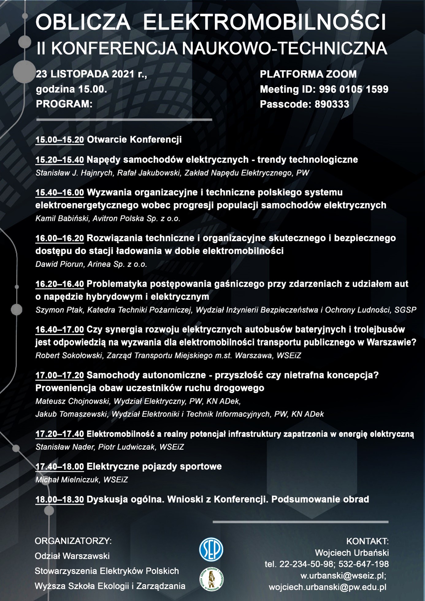 konferencja plakat